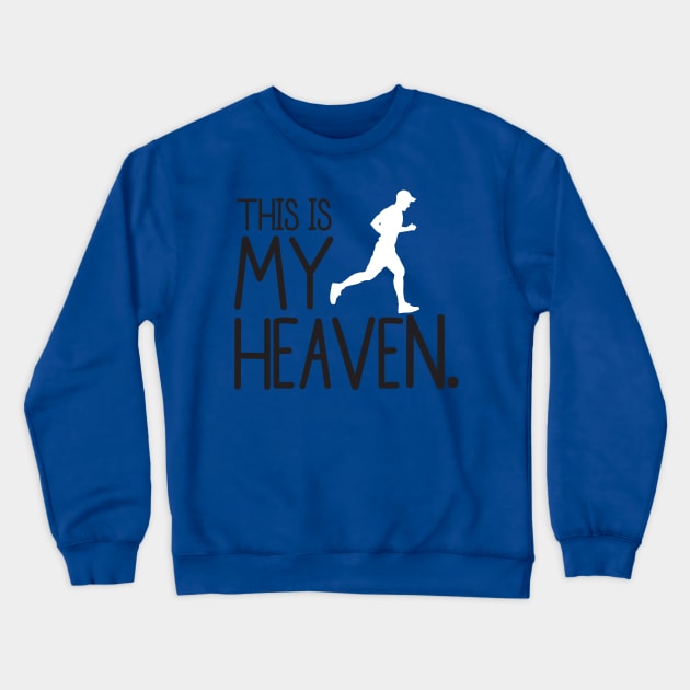 Running Jogging Crewneck Sweatshirt by justSVGs